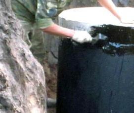 Битумная гидроизоляция бетона - вариант 2