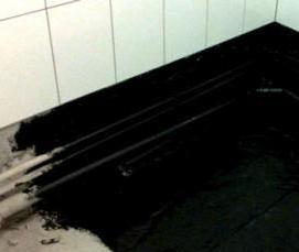 Битумная гидроизоляция пола - модель 2