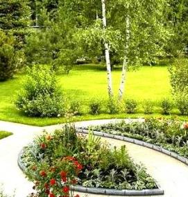 Благоустройство частной территории - вариант 1