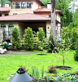 Благоустройство частной территории - вариант 4