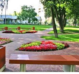 Благоустройство территории дачного участка - модель 2