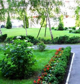 Благоустройство территории школы - вариант 2