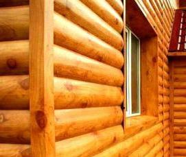 Блок-хаус бревно - тип 1