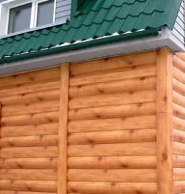 Блок-хаус деревянный - вариант 4