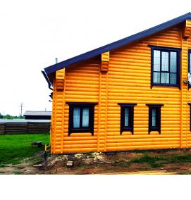 Блок-хаус деревянный - вариант 3