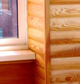 Блок-хаус для внутренней отделки - модель 1