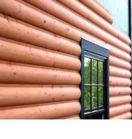 Блок-хаус имитация бревна - тип 3