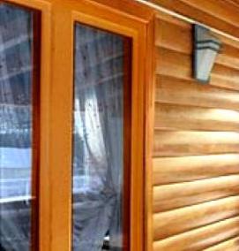 Блок-хаус имитация бревна - тип 2