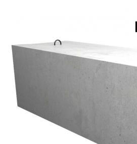 Блок фундаментный 5 дм - модель 2