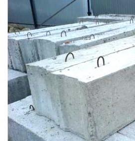 Блок фундаментный фбс 390x190x188 мм - вариант 2