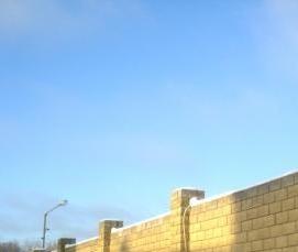 Блок пескоцементный полнотелый фундаментный - вариант 1