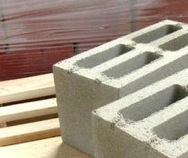 Блок пескоцементный полнотелый фундаментный - вариант 3