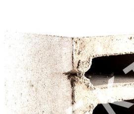 Блок пескоцементный полнотелый фундаментный - вариант 2