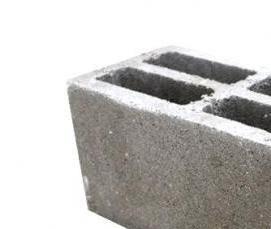 Блок стеновой керамзитобетонный 390х190х188 - модель 1