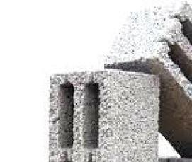 Блок стеновой керамзитобетонный 390х190х188 - модель 3