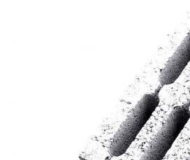 Блок стеновой керамзитобетонный 390х190х188 - модель 2