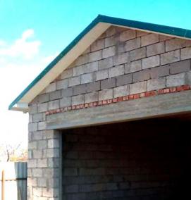 Блоки для строительства гаража - вариант 1