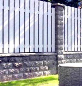 Блоки для строительства забора - модель 2