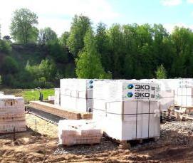 Блоки газосиликатные 400 мм - вариант 1