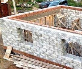 Блоки с утеплителем для строительства - тип 3