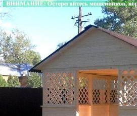 Большая беседка для дачи - вариант 2