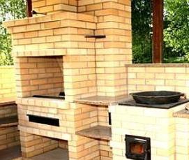 Большая беседка с мангалом - тип 2