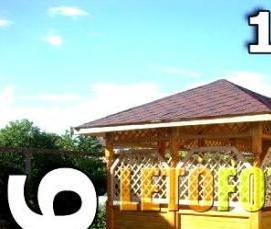 Большая летняя беседка - тип 4