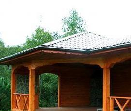 Большая летняя беседка - тип 2