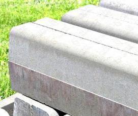 Бордюрный камень тротуарный - модель 1