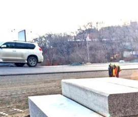 Бордюрный камень тротуарный - модель 2