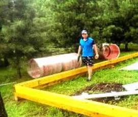 Брус 100х100х4000 мм - модель 1