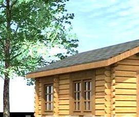 Брус 80 мм - вариант 1