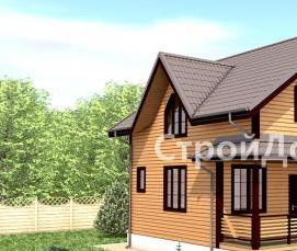 Брус 80 мм - вариант 3