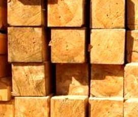 Брус Береза 100х100 мм - вариант 4