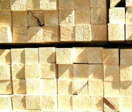 Брус Береза 50х50 мм - тип 4