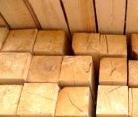 Брус Хвоя 100х100х6000 мм - модель 2