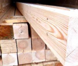 Брус сухой 100х200 мм - вариант 2