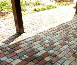 Брусчатка вибропрессованная - вариант 1