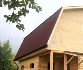 Брусовый сруб - модель 2