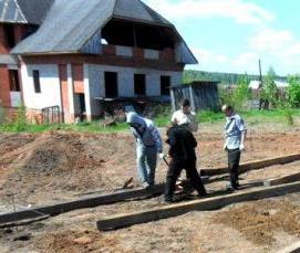 Бурение отверстий под сваи - вариант 4