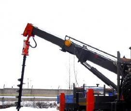 Бурение скважин ямобуром - тип 2