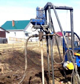 Бурение скважины под воду - модель 3