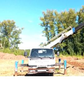 Бурение ям под столбы - тип 3