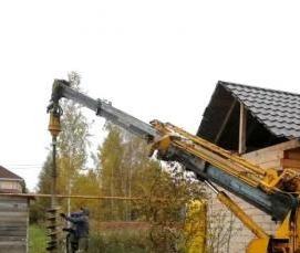 Бурильные сваи - модель 3