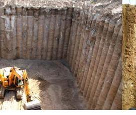 Бурокасательные сваи - вариант 1