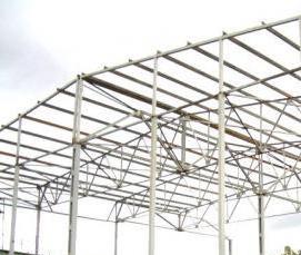 Быстровозводимые здания из легких металлоконструкций - модель 2