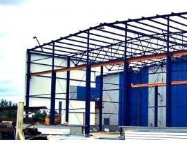 Быстровозводимые здания из сэндвич панелей и металлоконструкций - вариант 1