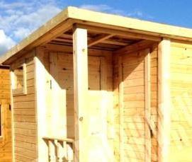 Бытовка 3 на 4 метра - модель 1