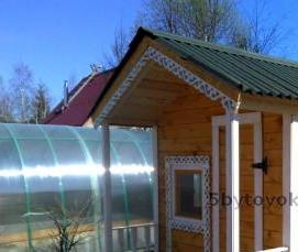 Бытовка дачная 3 на 4 метра - модель 2