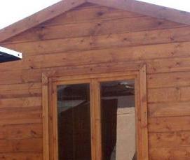 Бытовка деревянная зимняя - вариант 1